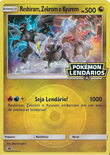 Reshiram, Zekrom E Kyurem Jumbo, Gigante (português)