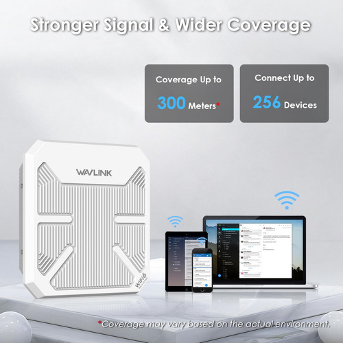 Wavlink Ax3000 - Repetidor Wifi 6 Para Exteriores, Extensor