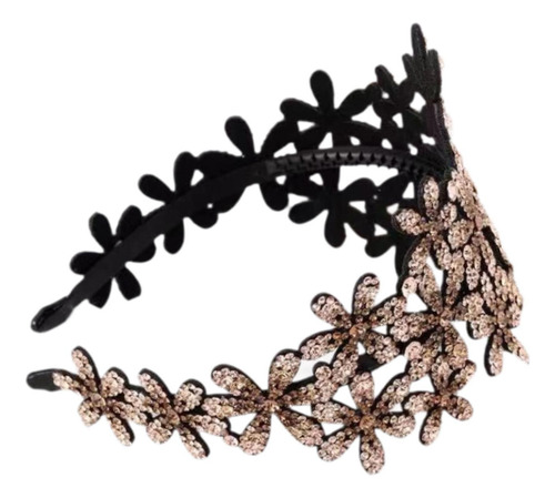 Diadema Brillante Con Peine Antideslizante, Diadema