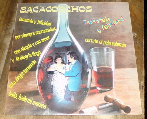Sacacorchos Tarantela Y Felicidad Lp Promo Argentino / Kktus