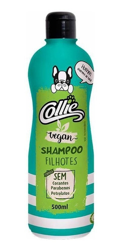Shampoo Vegano Filhotes Collie 500ml