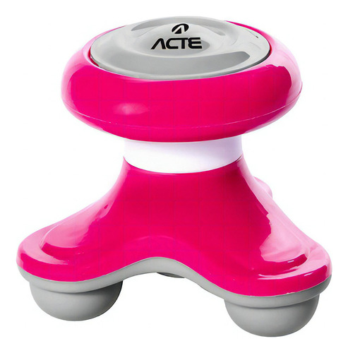 Mini Massageador Corporal Vibração Usb Rosa  Acte T150rs