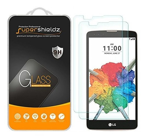 Protector De Pantalla, 2-pack LG Stylo 2 Plus Protector De V