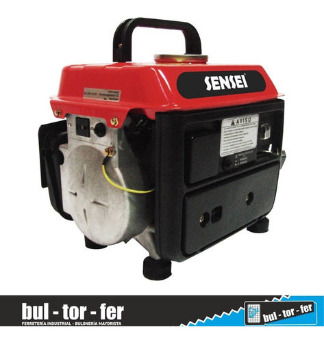 Imagen 3 de 6 de Grupo Electrogeno Generador Sensei 720w Naftero 2tiempo 63cc