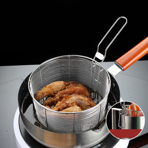 Cesta For Freír Espumadera De Malla Papas Fritas 17,5 Cm