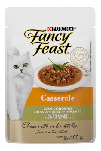 Sobre Comida Gato Purina Fancy Feast Cordero 85gr