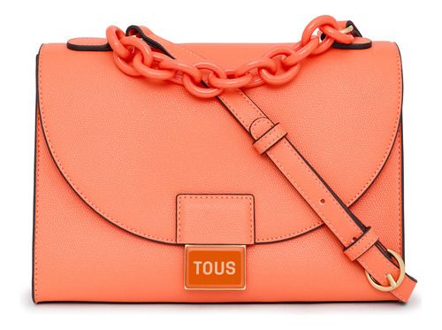 Bolso City Mediano Naranja Sylvia Tous Color Naranjo