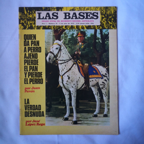 Revista Las Bases Juan Perón José López Rega / Kktus