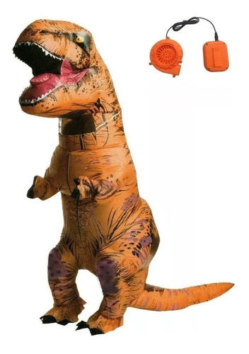 Disfraz Inflable Dinosaurio Jurassic Park Infantil Para Niño