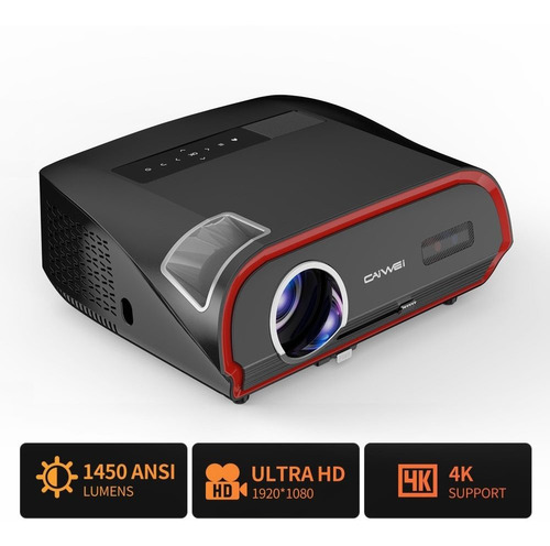 4k Proyector 1450ansi Full Hd Para Cine En Casa,