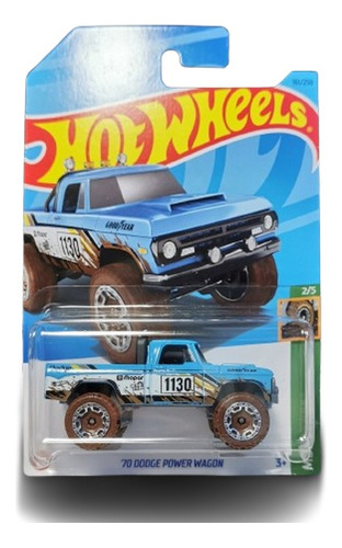 Hot Wheels Carro Camioneta Dodge Power Wagon 1970 Colección