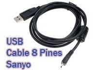 Cable De Datos Para Sanyo Usb - 8 Pin