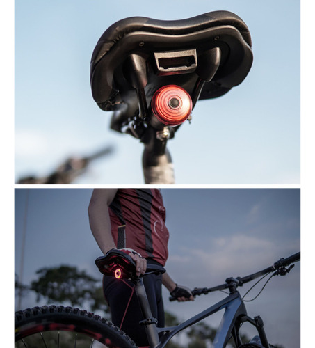 Lámpara Bicicleta Luces Luz Trasera Recargable Impermeable