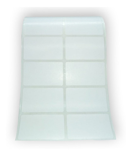 12 Rolos Etiquetas 4x2,5 Cm 40x25 Mm 2 Colunas Mercado Full