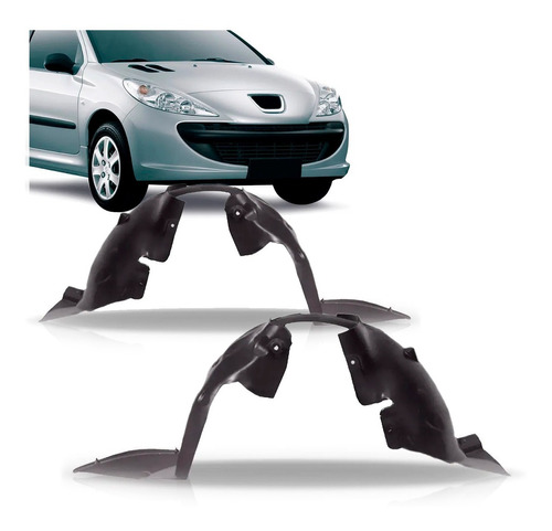 Par Parabarro Dianteiro Peugeot 207 2009 2010 2011 2012 2013