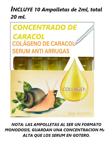 Serum Dosis Concentrada Tratamiento Dermacosmetico