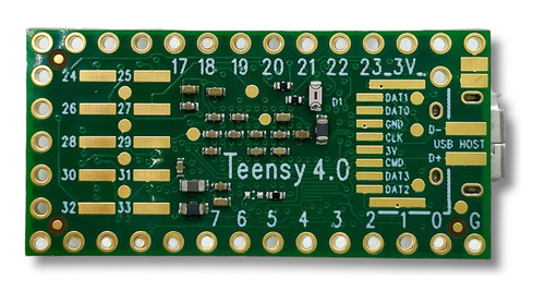 Placa De Desenvolvimento Teensy 4.0 Imxrt1062 Arm Cortex-m7