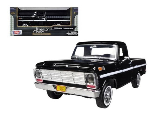 1/24 1969 Ford F-100 Negro Motormax