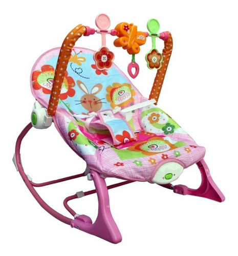 Cadeira Descanso Baby Vibratória Bebê Musical Som Balanço