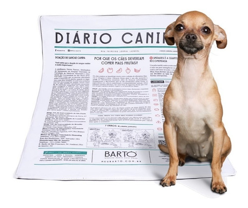 Imagem 8 de 8 de 3 Diário Canino Mini Cães Lavável Ecológico Impermeável