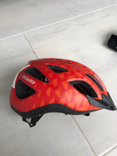 Casco Ciclismo Centro Led Specialized - Rojo - Como Nuevo