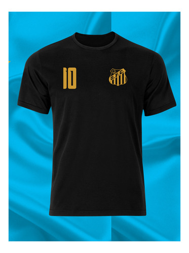 Camiseta Neymar Santos Gold Unica