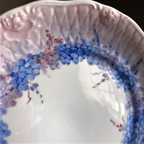 Imagem 3 de 4 de Prato Decorativo Pintado A Mão 25,5cm - P28
