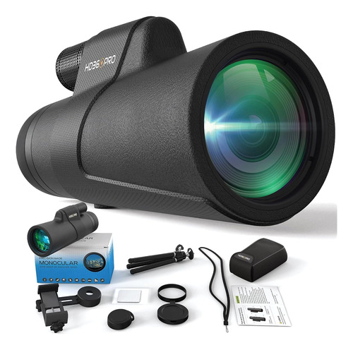 Telescopio Monocular Para Exteriores De 12 X 50 Con Adaptado