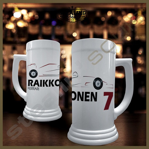 Chopp Plastico Cerveza | Formula 1 #624 | F1 Kimi Raikkonen
