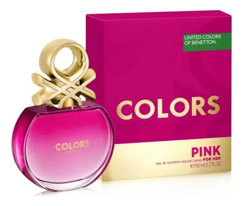 Benetton Colors Pink Edt 80ml Premium