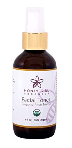 Tonico Facial De Honey Organics, 4.0 Onzas Liquidas