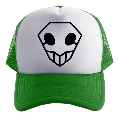 Bleach Calavera Logo Gorra Friki Tu Eres #1 Verde Talle Único Regulable Bleach Calavera Logo