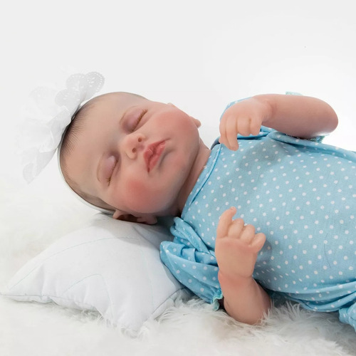Muñeco Bebe Reborn Loulou Realista Silicona Cuerpo Completo