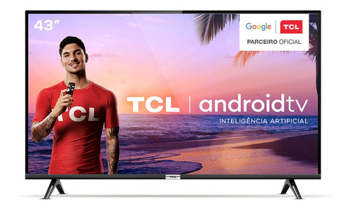 Imagem 1 de 4 de Smart Tv 43 Polegadas Tcl Full Hd Android, Wi-fi S6500s