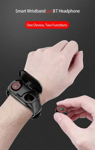 Lemfo M1 Reloj Inteligente Y Auriculares Bt 2 En 1 Meses sin