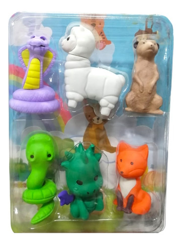 Goma De Borrar Figuras Borrador Animales Kawaii 