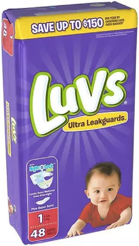 Luvs Ultra Leakguards - Pañales Desechables Para Bebé, Talla