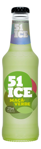 Bebida Mista Alcoólica Maçã-Verde 51 Ice Garrafa 275ml