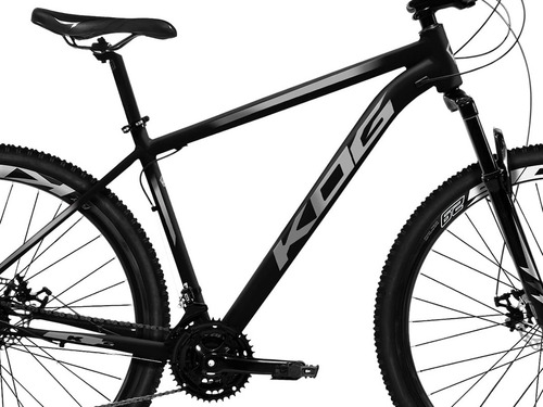 Mountain Bike Kog Kog Aro 29 21 21v Freio Disco Mecânico Indexado Mtb Cor Preto/cinza