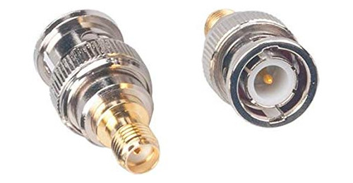 Saide - Adaptador Coaxial Bnc Macho A Sma Hembra Rf Coaxial