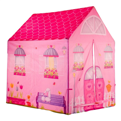 Barraca Infantil Menina Tenda Minha Casinha 102 Cm Cabana   