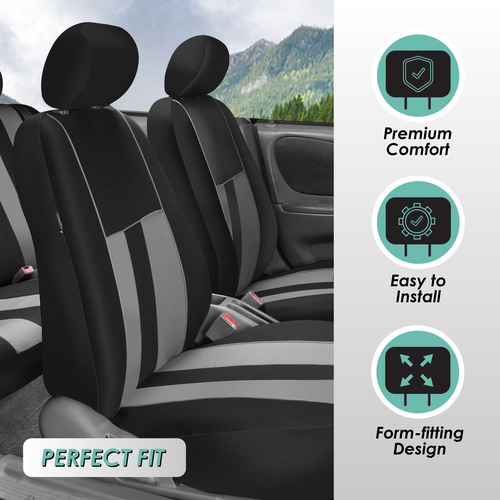 Juego De Fundas De Asiento De Coche Ajuste Universal