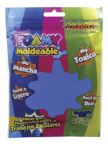 Foamy Moldeable 50g Pascua Color Azul
