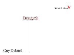 Libro Panegyric - Guy Debord