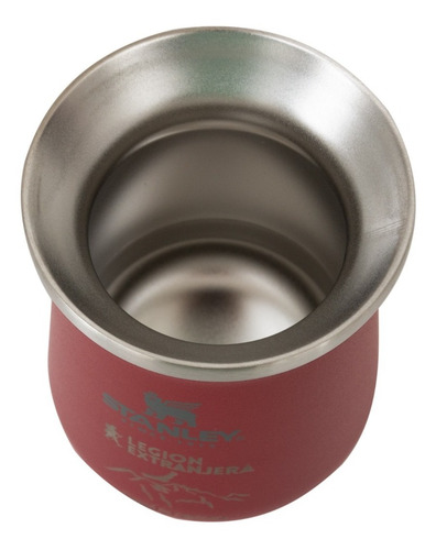 Imagen 2 de 3 de Mate Clásico Stanley 236ml Rojo Legion Extranjera Matera