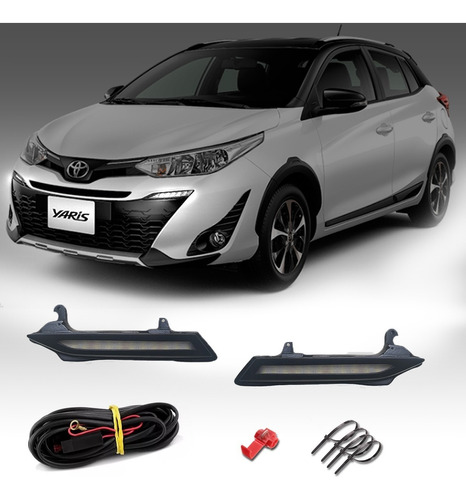 Farol De Milha Day Light Para Toyota Yaris Sedan 2019