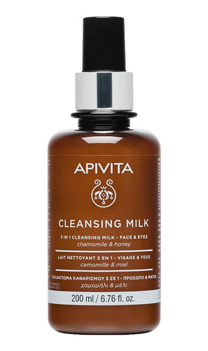 Apivita Cleansing Milk 3 En 1, 200ml