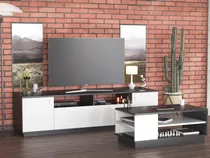 Comprar Combo Mesa Rack Tv Led + Mesa Ratona Melamina Moderno Living