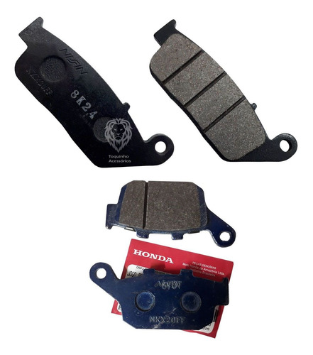 Jg Pastilha Freio Para Honda Cb 500x Cbr 500r Nissin D/t