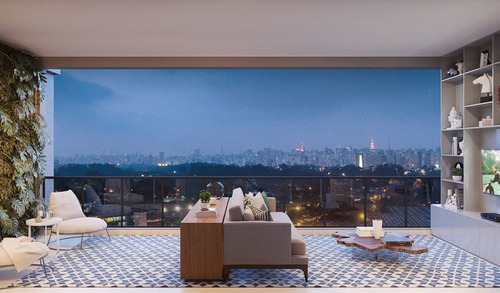 Imagem 1 de 6 de Apartamento Em Obras Com 163,68 M² Em Le Jardin, No Indianópolis, São Paulo | Sp - Apo344991v